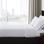 Berkshire Rattan Pucker Jacquard Top Sheet 235 GSM King 114x103 White 6 Per Case Price Per Each