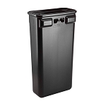 Commercial Zone Oasis 27.5 Liner For 55-Galllon Square Waste Containers & Recycling Centers Black
