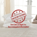 Downlite Spira Poly Fiber Pillows Standard 20x26 19.5 Oz. Fill Medium Support 10 Per Case Price Per Each
