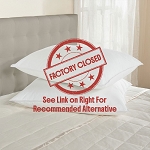 Downlite 50/50 Grey Duck Down & Feather Pillows Standard 20x26 23 Oz. Fill Medium Support 10 Per Case Price Per Each