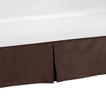 AHS Shantung Bed Skirt Queen 60x80x15 100% Polyester Cocoa Brown 12 Per Case Price Per Each