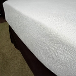 Kartri Impressions Nuage Decorative Top Sheet King 112x98 100% Polyester White 10 Per Case Price Per Each