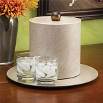 Lancaster Colony Glamour 3 Qt. Leatherette Ice Bucket With Laminated Lid 12 Per Case Price Per Each