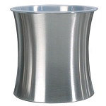 NuSteel Elite Double Wall Stainless 11 Qt. Wastebasket 6 Per Case Price Per Each