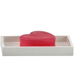 NuSteel Elegant Resin Soap Dish 24 Per Case Price Per Each