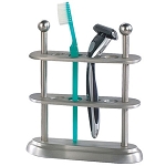 NuSteel Rosement Pewter Finish Toothbrush Holder 24 Per Case Price Per Each