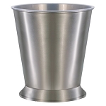 NuSteel Rosement Pewter Finish 9 Qt. Wastebasket 6 Per Case Price Per Each