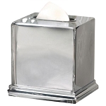 NuSteel Timeless Chrome Finish Boutique Tissue Box Cover 12 Per Case Price Per Each