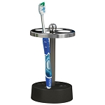 NuSteel Triune Platinum 3 Tone Finish Toothbrush Holder 24 Per Case Price Per Each