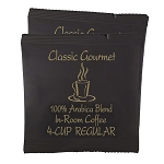 Classic Gourmet Regular 4 Cup Coffee Filter Pack 200 Per Case Price Per Case
