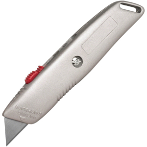Sparco 3-position Retractable Blade Utility Knife - 1 Stainless Steel Blade - 6