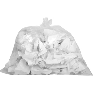 Genuine Joe Clear Trash Can Liners - Small Size - 10 gal Capacity - 23