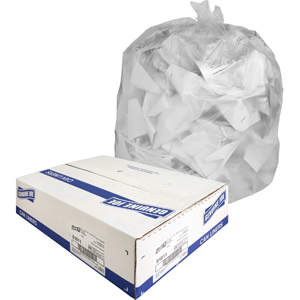Genuine Joe Clear Trash Can Liners - Small Size - 16 gal Capacity - 33
