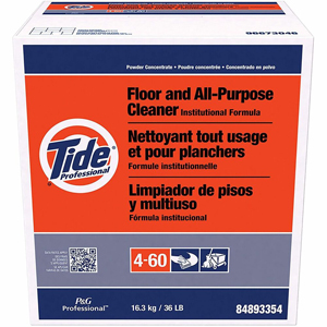 Tide Professional Floor All Purpose Cleaner - For Fiberglass, Plastic, Wood, Stainless Steel - 576 oz (36 lb) - 1 Carton
