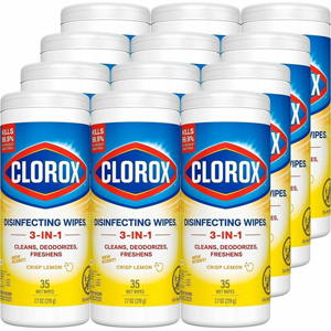 Clorox Disinfecting Cleaning Wipes - Ready-To-Use - Crisp Lemon Scent - 7