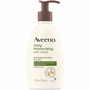 Aveeno Daily Moisturizing Lotion - Lotion - 12 fl oz - 12 oz (340.2 g) - Non-fragrance - For Dry, Sensitive Skin - Non-greasy, Non-comedogenic, Hypoallergenic, Absorbs Quickly - 1 Each