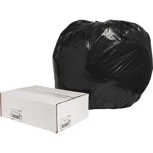 Nature Saver Black Low-density Recycled Can Liners - Extra Large Size - 56 gal Capacity - 48