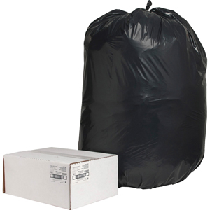 Nature Saver Black Low-density Recycled Can Liners - Extra Large Size - 60 gal Capacity - 58