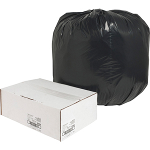 Nature Saver Black Low-density Recycled Can Liners - Large Size - 45 gal Capacity - 46