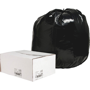 Nature Saver Black Low-density Recycled Can Liners - Extra Large Size - 56 gal Capacity - 48