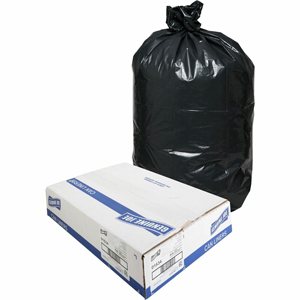 Genuine Joe Heavy-Duty Trash Can Liners - Large Size - 45 gal Capacity - 46