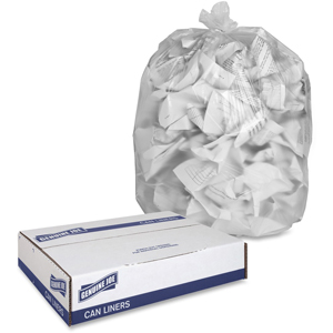 Genuine Joe High-Density Can Liners - Extra Large Size - 60 gal Capacity - 60