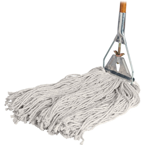 Genuine Joe Wood Handle Complete Wet Mop - 60