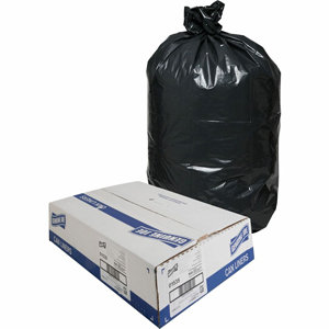 Genuine Joe Heavy-Duty Trash Can Liners - 60 gal Capacity - 56