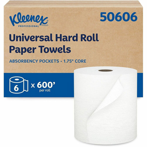Kleenex Hard Roll Paper Towels with Premium Absorbency Pockets - 8