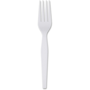 Dixie Heavyweight Disposable Forks by GP Pro - White - 1000 / Carton