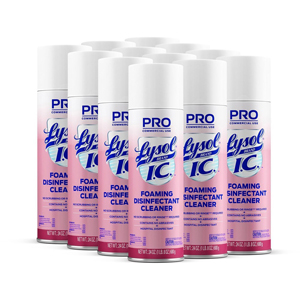 Lysol I.C. Foam Disinfectant - For Hospital, Multi Surface, Multipurpose - Ready-To-Use - Aerosol - 24 fl oz (0.8 quart) - Recommended For: Germs Remover, Bacteria Remover, Virus Remover, Mold Remover, Mildew Remover, Fungi Remover - Non-abrasive, Bleach-