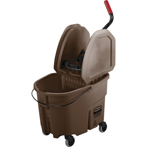 Rubbermaid Commercial Mop Bucket/Wringer Combination - 8.75 gal - Putty Knife Holder, Handle - 36.5