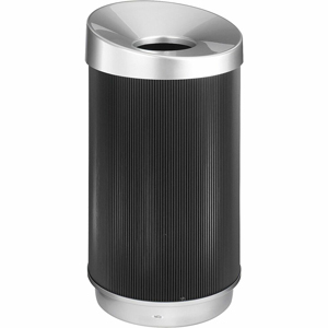 Safco At-Your-Disposal Vertex Waste Receptacle - 38 gal Capacity - Round - 38