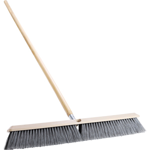 Genuine Joe Heavy-duty Floor Sweep with Handle - 24