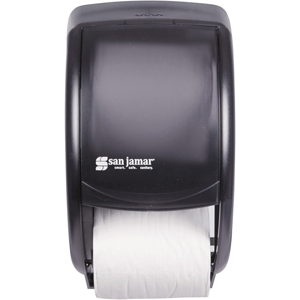 San Jamar Duett Standard Bath Tissue Dispenser - Roll Dispenser - 2 x Roll - 1.62