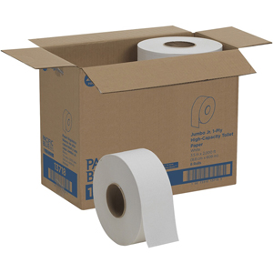 Pacific Blue Basic Jumbo Jr. High-Capacity Toilet Paper - 1 Ply - 3.50