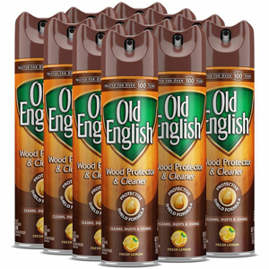 Old English Furniture Polish - For Wood - Aerosol - 12.50 oz (0.78 lb) - Lemon Scent - Recommended For: Dust Remover, Fingerprint Remover, Water Mark Remover, Stain Remover - Dry Resistant, Crack Resistant, Wear Resistant, Tear Resistant, CFC-free - Brown