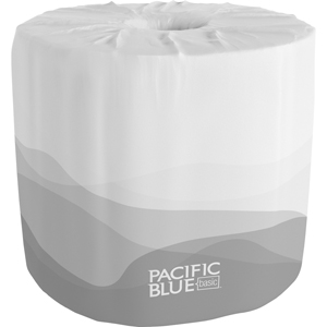 Pacific Blue Basic Basic Standard Roll Toilet Paper by GP Pro - 1 Ply - 4