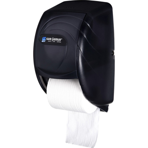 San Jamar Duett Standard Bath Tissue Dispenser - Roll Dispenser - 2 x Roll - 12.8