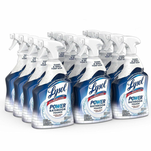 Lysol Bathroom Cleaner Spray - For Multipurpose - Spray - 32 fl oz (1 quart) - Fresh Scent - Recommended For: Germs Remover, Virus Remover, Bacteria Remover, Mold Remover, Mildew Remover, Soap Scum Remover, Limescale Remover, Dirt Remover, Grime Remover -