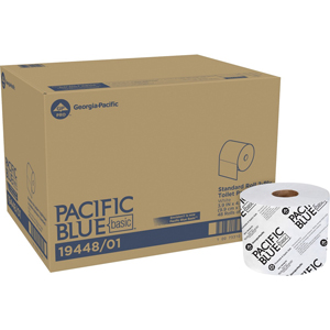 Pacific Blue Basic Standard Roll Toilet Paper - 3.95
