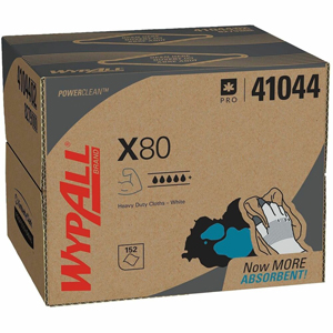 Wypall PowerClean X80 Heavy Duty Cloths - Brag Box - 11.10