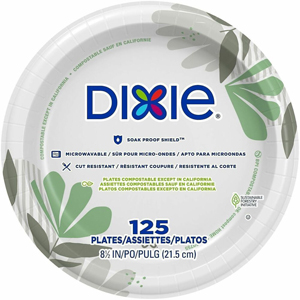 Dixie Foods Pathways Design Everyday Paper Plates - Breakroom - Pathways - 8.5
