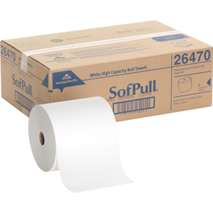 SofPull Mechanical Recycled Paper Towel Rolls - 1 Ply - 7.87