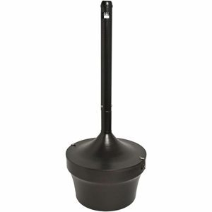 Genuine Joe 4.25 Gal Fire-safe Smoking Receptacle - 4.25 gal Capacity - Fire-Safe, Powder Coated, Weather Resistant, Handle, Sturdy, Durable, Long Lasting - 37