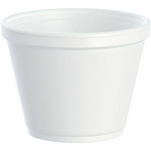 Dart 12 oz EPS Foam Container - White - Storing, Sauce, Soup, Pasta, Salad, Ice Cream - 4.2