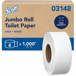 Scott High-Capacity Jumbo Roll Toilet Paper - 2 Ply - 3.50