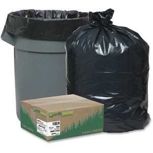 Berry Reclaim Heavy-Duty Recycled Can Liners - Extra Large Size - 56 gal Capacity - 47
