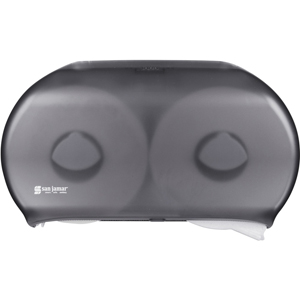 San Jamar Jumbo Bath Tissue Dispenser - Roll Dispenser - 2 x Roll - 9