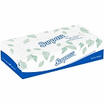 Surpass Flat Box Facial Tissue for Business - 2 Ply - WhiteBox - 100/Box - 1 Carton